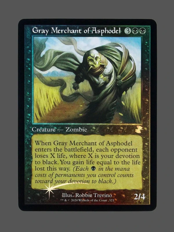 Gray Merchant of Asphodel Foil MTG Proxy