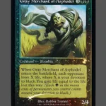 Gray Merchant of Asphodel Foil MTG Proxy