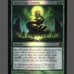 Green Sun's Zenith Foil MTG Proxy | From the Vault: Twenty