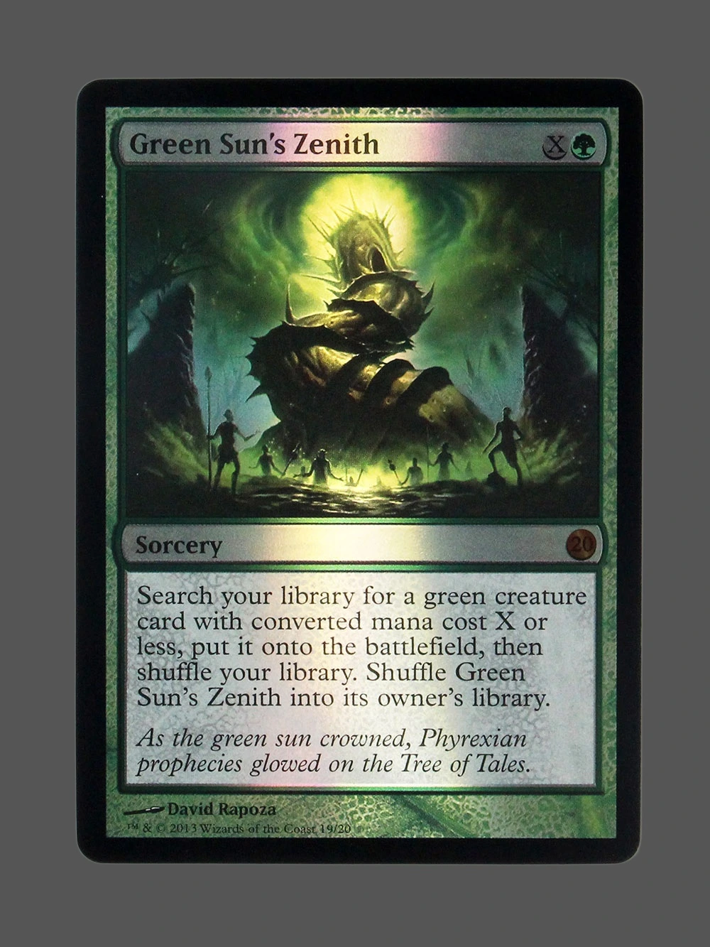 Green Sun's Zenith Foil MTG Proxy | From the Vault: Twenty Green Sun's Zenith Foil MTG Proxy | From the Vault: Twenty