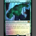 Hulk, Brutal Brawler Foil MTG Proxy