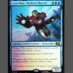 Iron Man, Modern Marvel Foil MTG Proxy