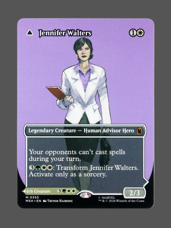 Jennifer Walters // The Sensational She-Hulk Holo MTG Proxy