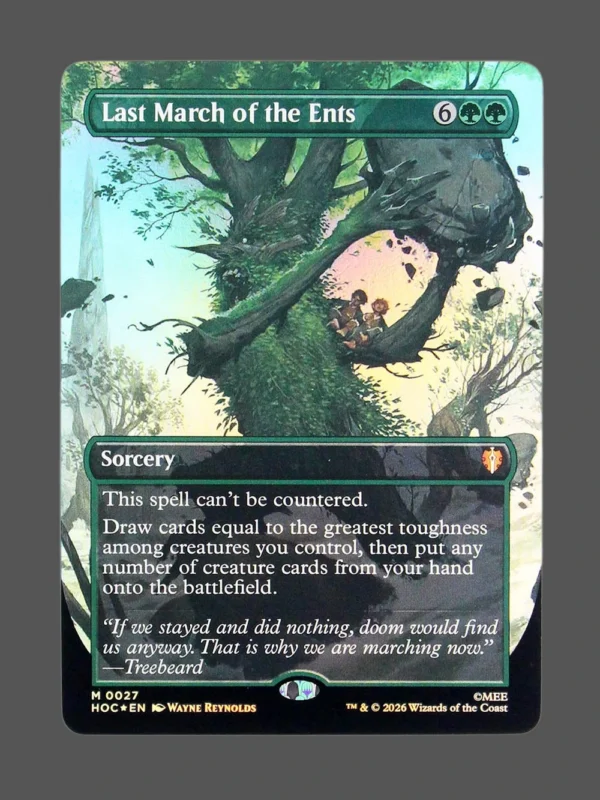 Last March of the Ents Foil MTG Proxy | The Hobbit Eternal
