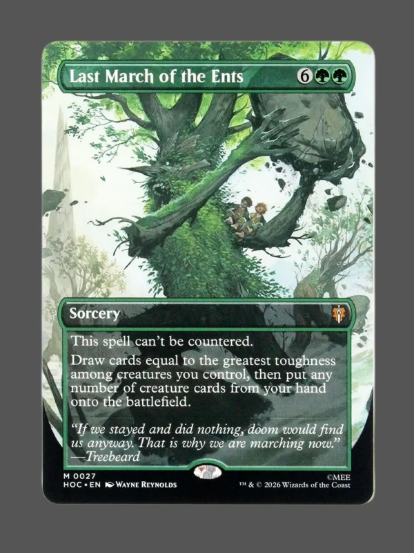 Last March of the Ents Holo MTG Proxy | The Hobbit Eternal