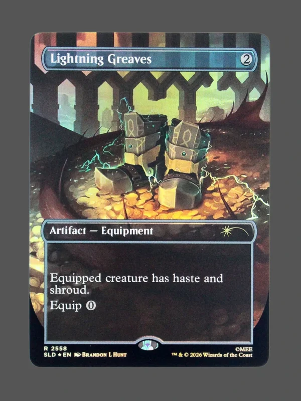 Lightning Greaves Foil MTG Proxy | Secret Lair Drop