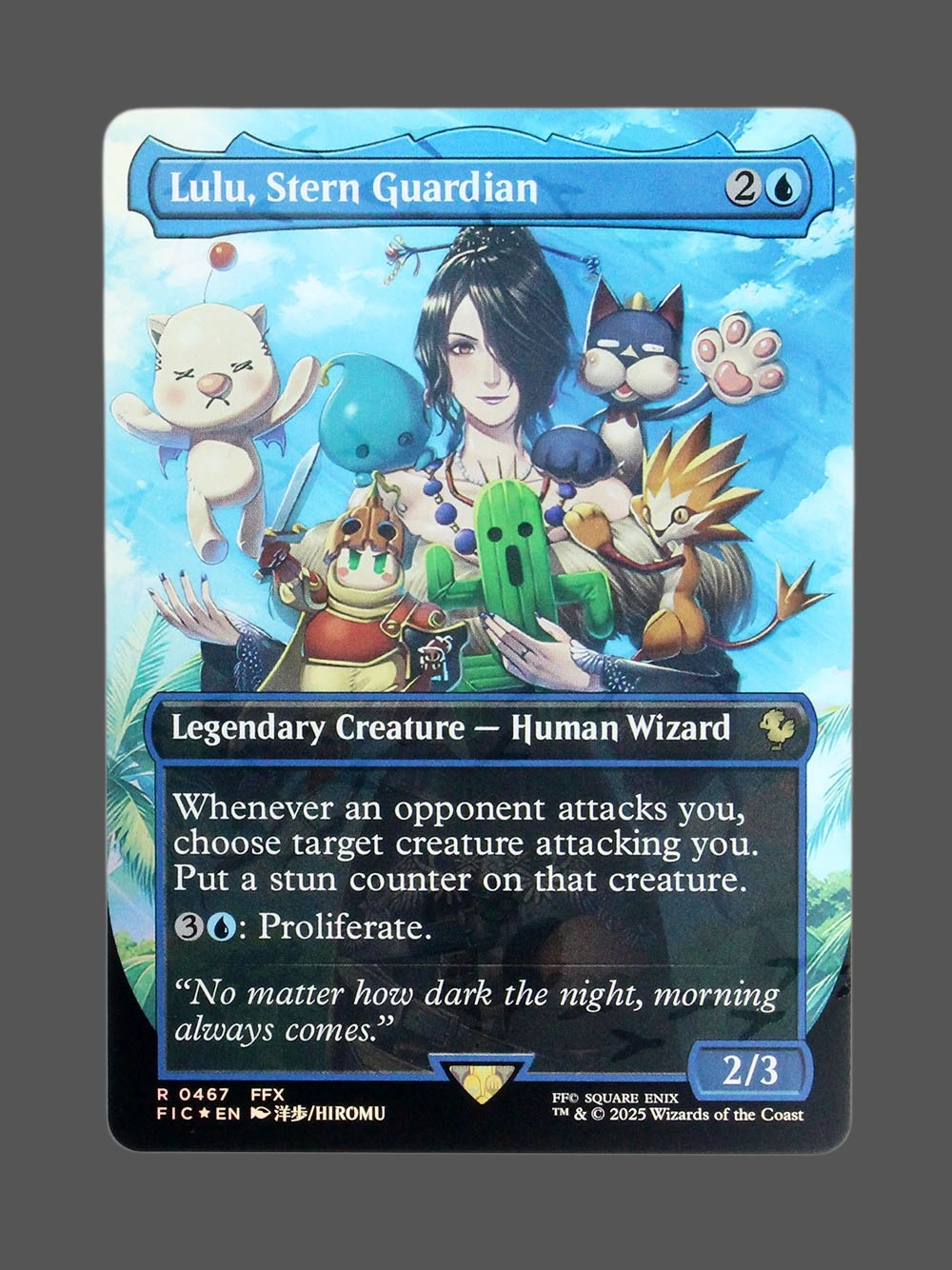 Lulu, Stern Guardian Foil MTG Proxy | Foundations of the Final Fantasy Lulu, Stern Guardian Foil MTG Proxy | Foundations of the Final Fantasy