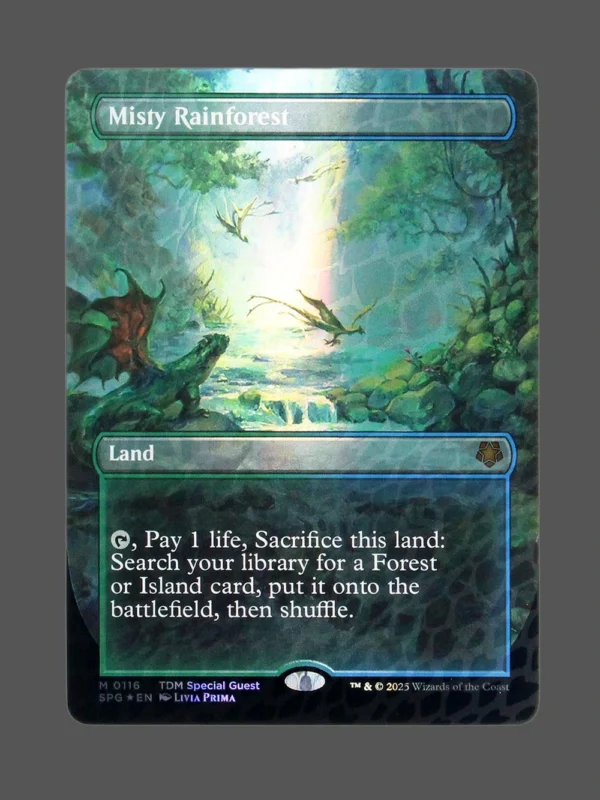 Misty Rainforest Foil MTG Proxy | Special Guests