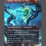 Mjölnir, Hammer of Thor Foil MTG Proxy | Marvel Super Heroes