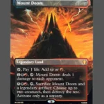 Mount Doom Foil MTG Proxy | The Lord of the Rings: Hunted