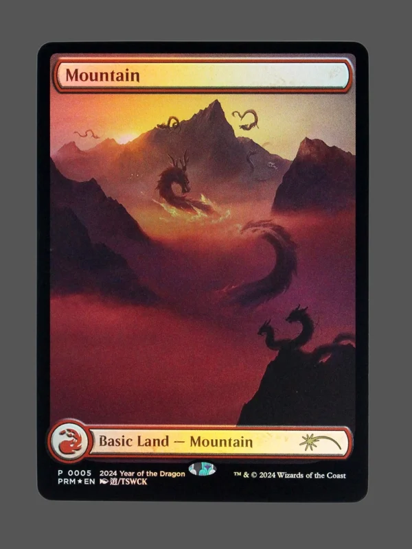Mountain Foil MTG Proxy | Year of the Dragon