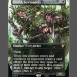 Orcish Bowmasters Holo MTG Proxy | The Hobbit Eternal