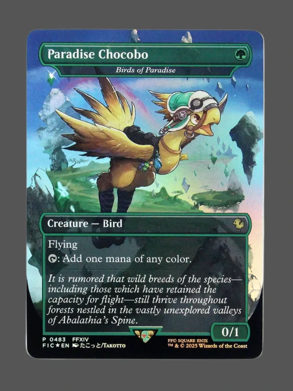 Paradise Chocobo Foil MTG Proxy | Final Fantasy
