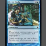 Rhystic Study Foil MTG Proxy | Commander's Arsenal