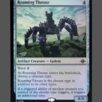 Roaming Throne Foil MTG Proxy | The Lost Caverns of Ixalan