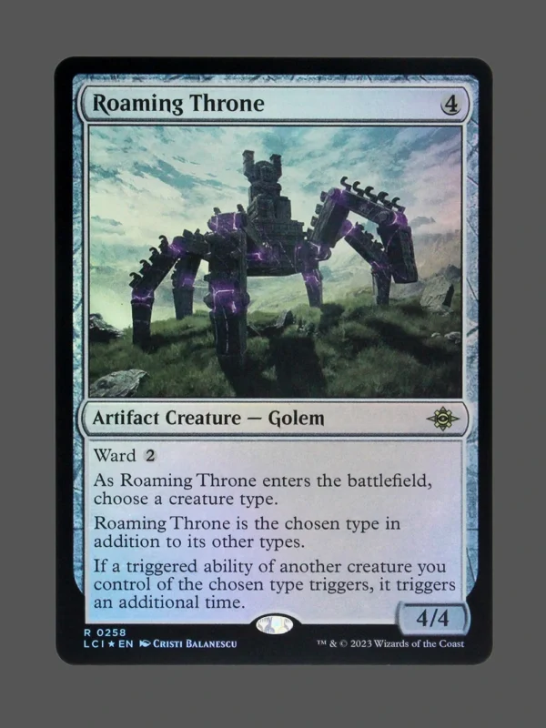 Roaming Throne Foil MTG Proxy | The Lost Caverns of Ixalan