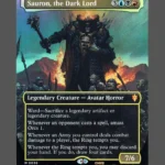 Sauron, the Dark Lord Foil MTG Proxy | The Hobbit Eternal
