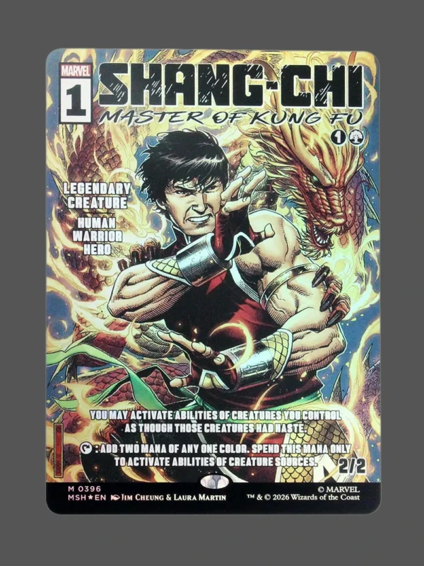 Shang-Chi, Master of Kung Fu Foil MTG Proxy