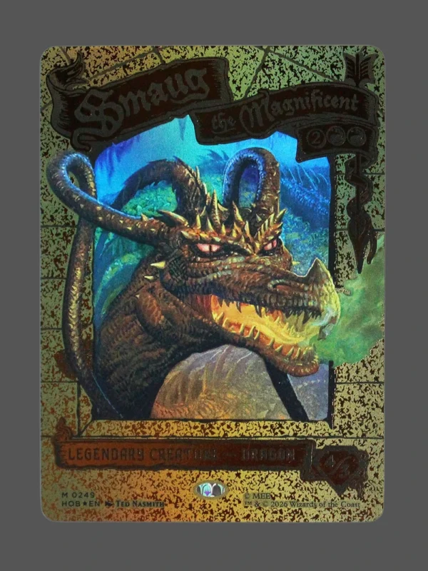 Smaug the Magnificent Foil MTG Proxy | The Hobbit