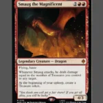 Smaug the Magnificent Holo MTG Proxy | The Hobbit