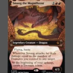Smaug the Magnificent Holo MTG Proxy | The Hobbit