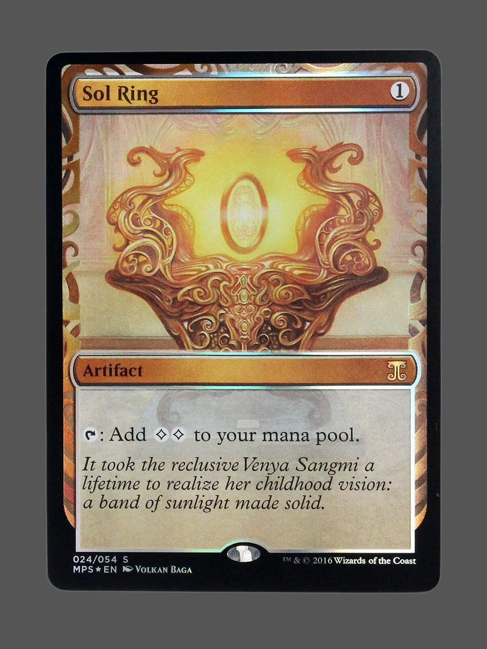Sol Ring Foil MTG Proxy | Kaladesh Inventions Sol Ring Foil MTG Proxy | Kaladesh Inventions