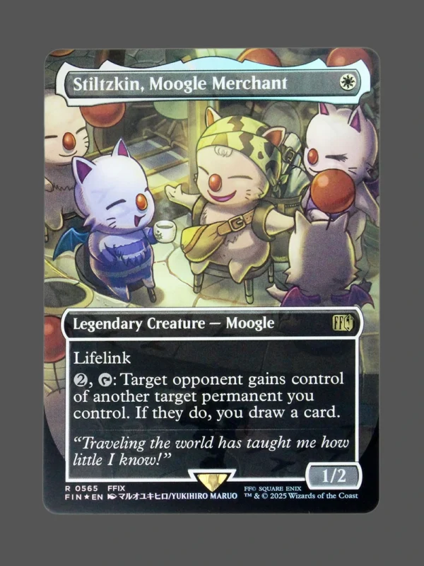 Stiltzkin, Moogle Merchant Foil MTG Proxy | Final Fantasy