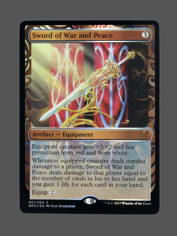Sword of War and Peace Foil MTG Proxy | Kaladesh Inventions