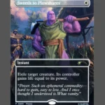 Swords to Plowshares Foil MTG Proxy | Marvel