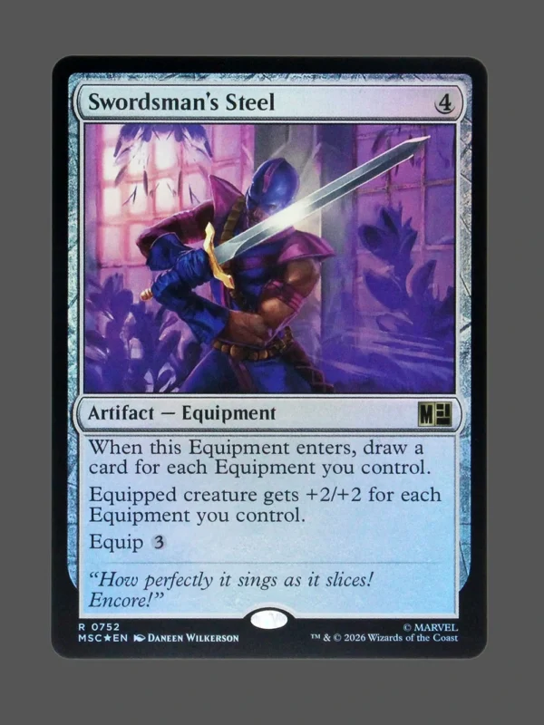 Swordsman's Steel Foil MTG Proxy