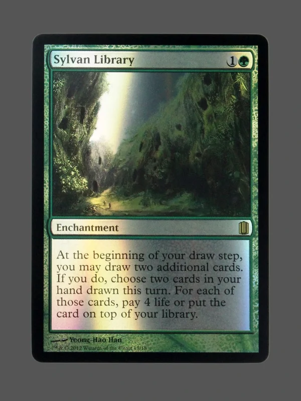 Sylvan Library Foil MTG Proxy | Commander's Arsenal