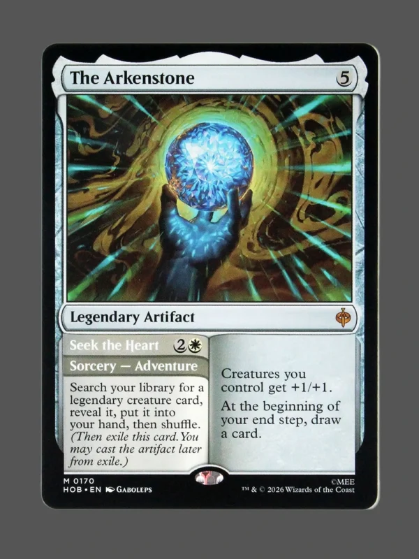 The Arkenstone // Seek the Heart Holo MTG Proxy | The Hobbit