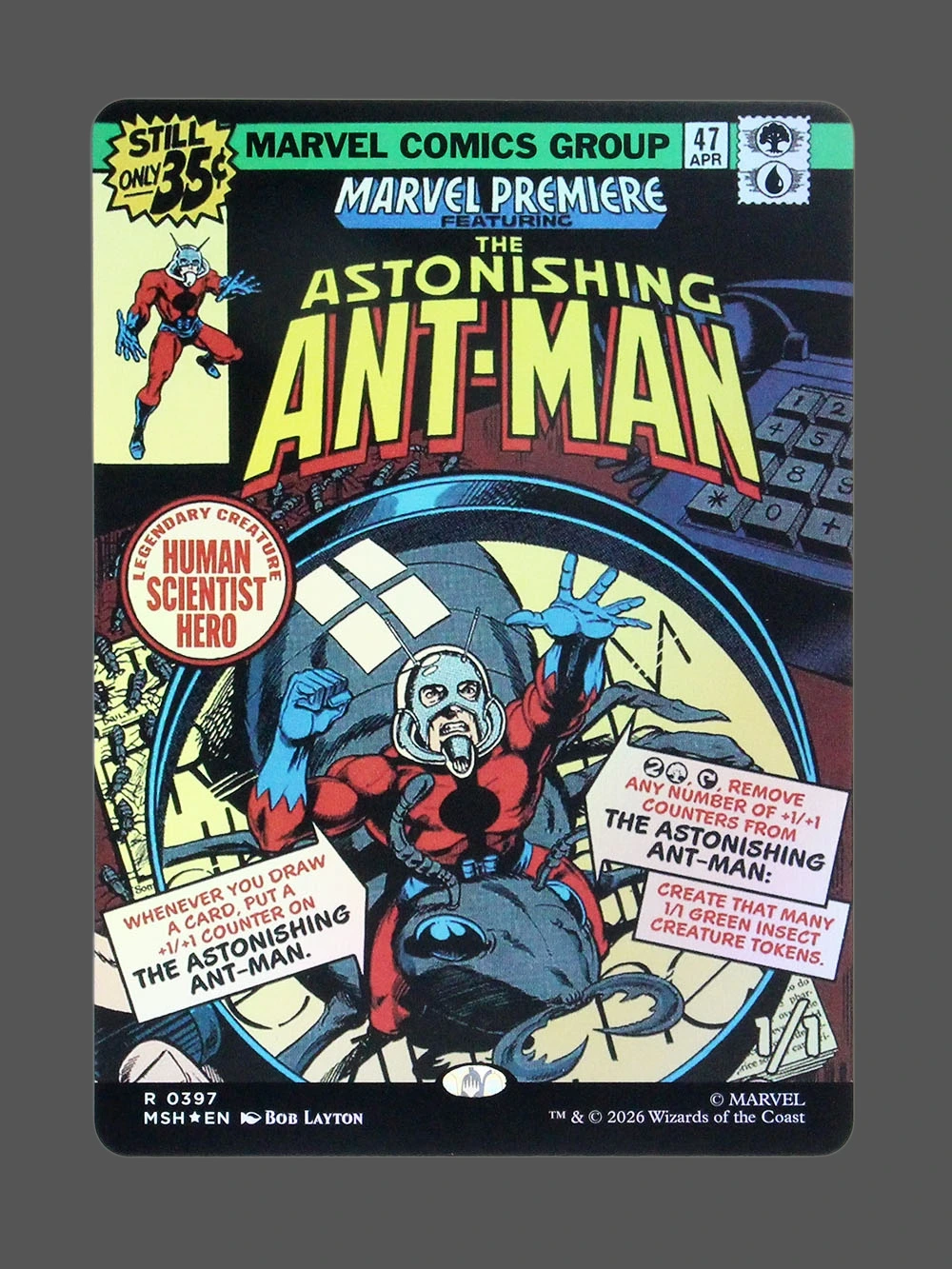 The Astonishing Ant-Man Foil MTG Proxy | Marvel Super Heroes The Astonishing Ant-Man Foil MTG Proxy | Marvel Super Heroes