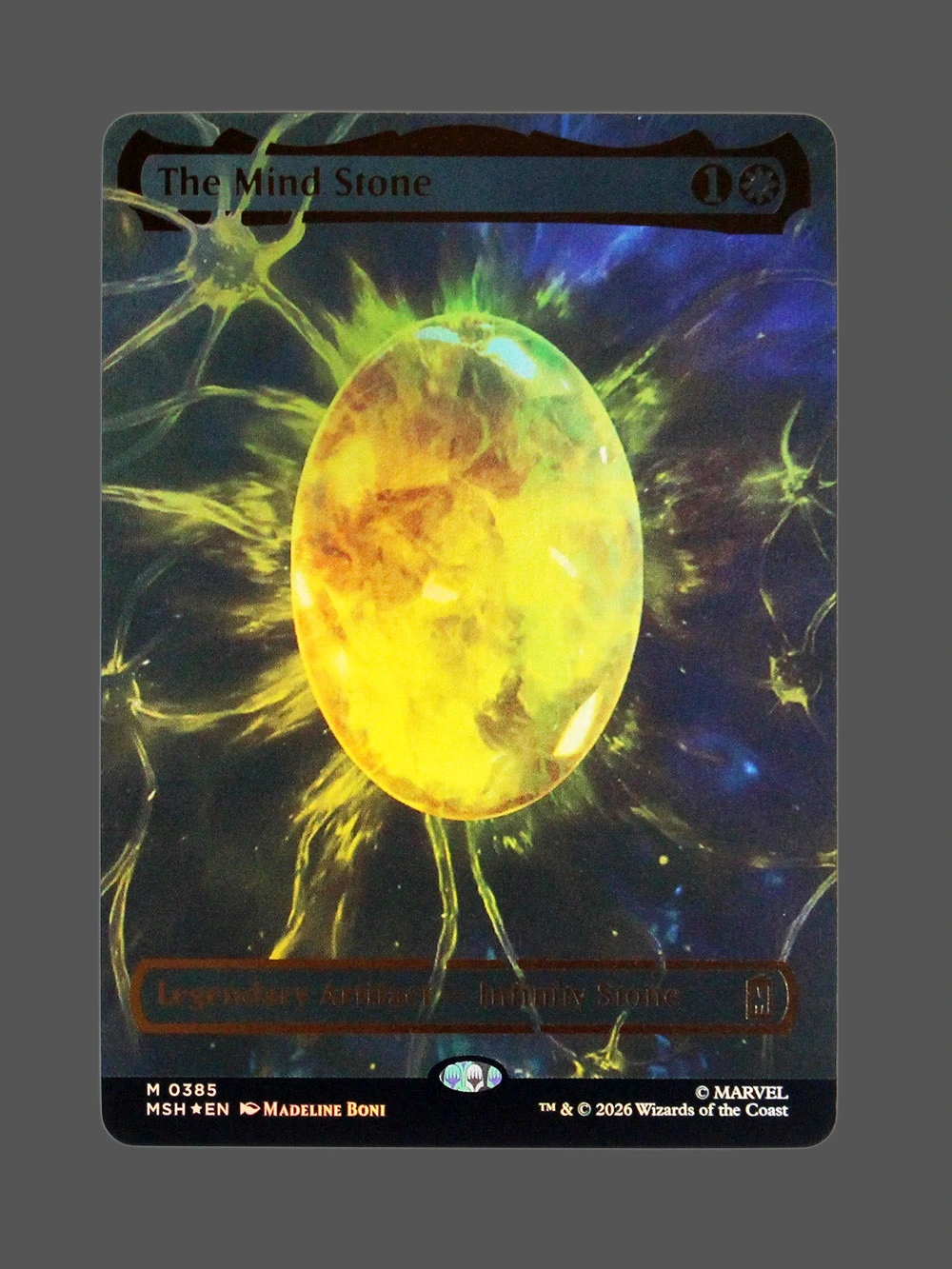 The Mind Stone Foil MTG Proxy | Marvel Super Heroes The Mind Stone Foil MTG Proxy | Marvel Super Heroes