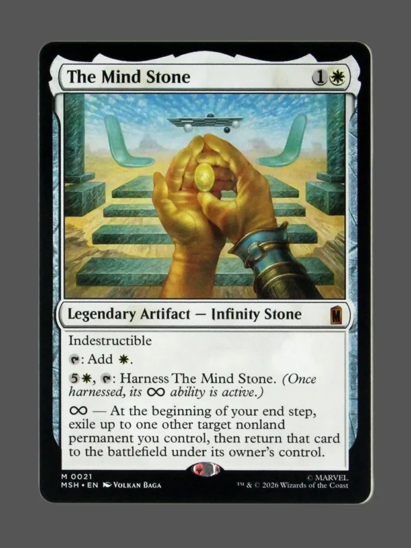 The Mind Stone Holo MTG Proxy | Marvel Super Heroes