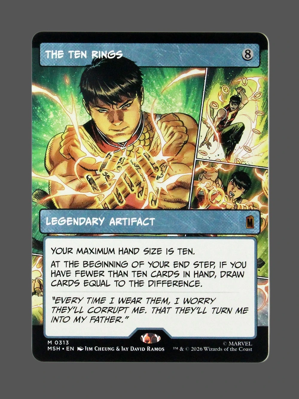 The Ten Rings Holo MTG Proxy | Marvel Super Heroes The Ten Rings Holo MTG Proxy | Marvel Super Heroes
