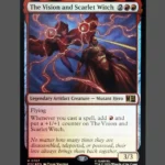 The Vision and Scarlet Witch Foil MTG Proxy