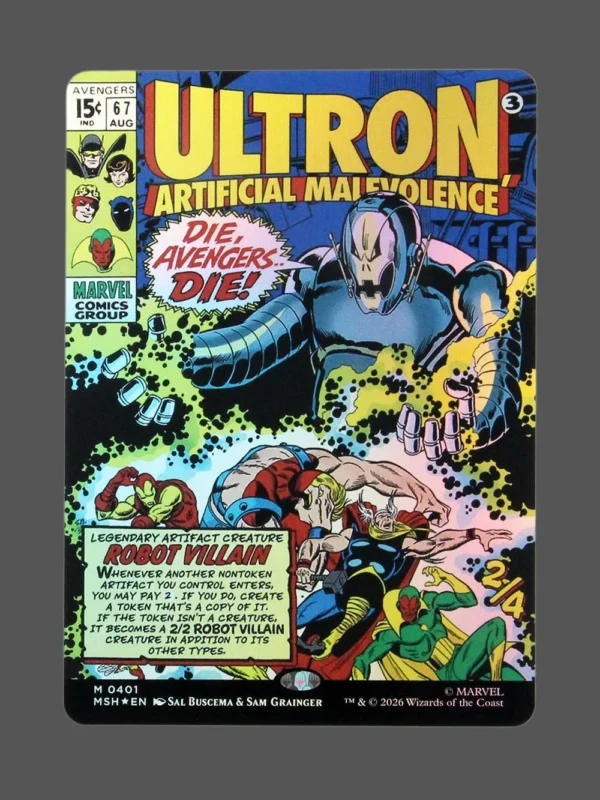 Ultron, Artificial Malevolence Foil MTG Proxy