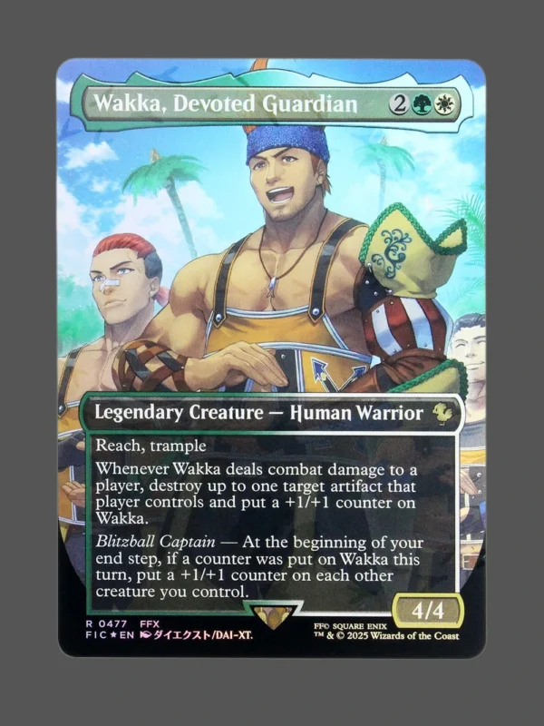 Wakka, Devoted Guardian Foil MTG Proxy | Final Fantasy