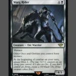 Warg Rider Holo MTG Proxy