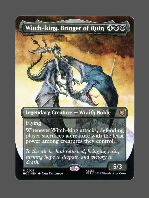 Witch-king, Bringer of Ruin Holo MTG Proxy