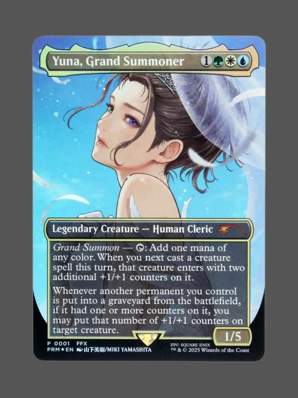 Yuna, Grand Summoner Foil MTG Proxy | PRM