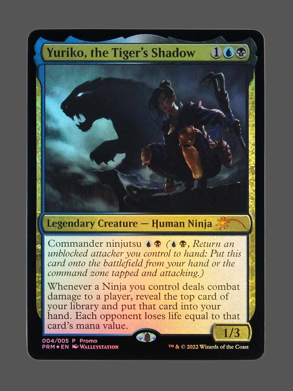 Yuriko, the Tiger's Shadow Foil MTG Proxy | Commander 2022 Yuriko, the Tiger's Shadow Foil MTG Proxy | Commander 2022