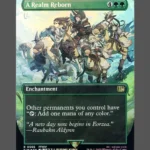 A Realm Reborn Chocobotrack Foil MTG proxy card from Final Fantasy #566