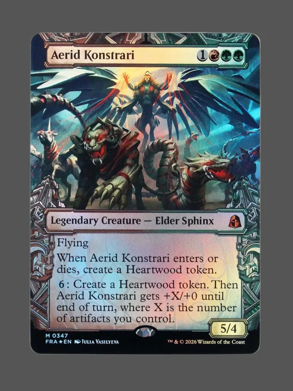Aerid Konstrari Foil MTG proxy card from Reality Fracture #347