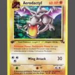 Aerodactyl Regular Pokemon proxy card from Fossil #1