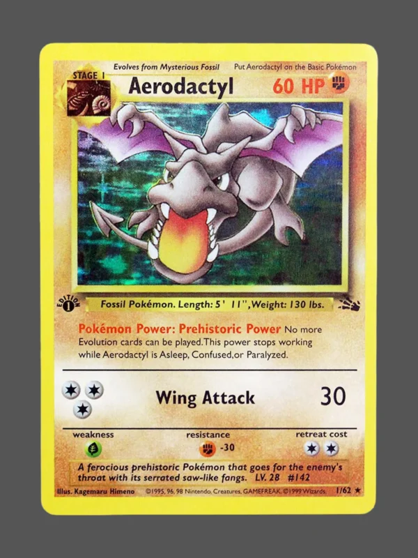 Aerodactyl Regular Pokemon proxy card from Fossil #1
