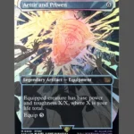 Aettir and Priwen Foil MTG proxy card from Final Fantasy #350