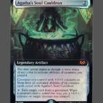 Agatha's Soul Cauldron Foil MTG proxy card from Wilds of Eldraine #366