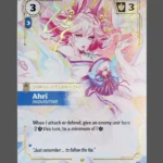Ahri - Inquisitive Foil Riftbound proxy card from Spiritforged #227/221